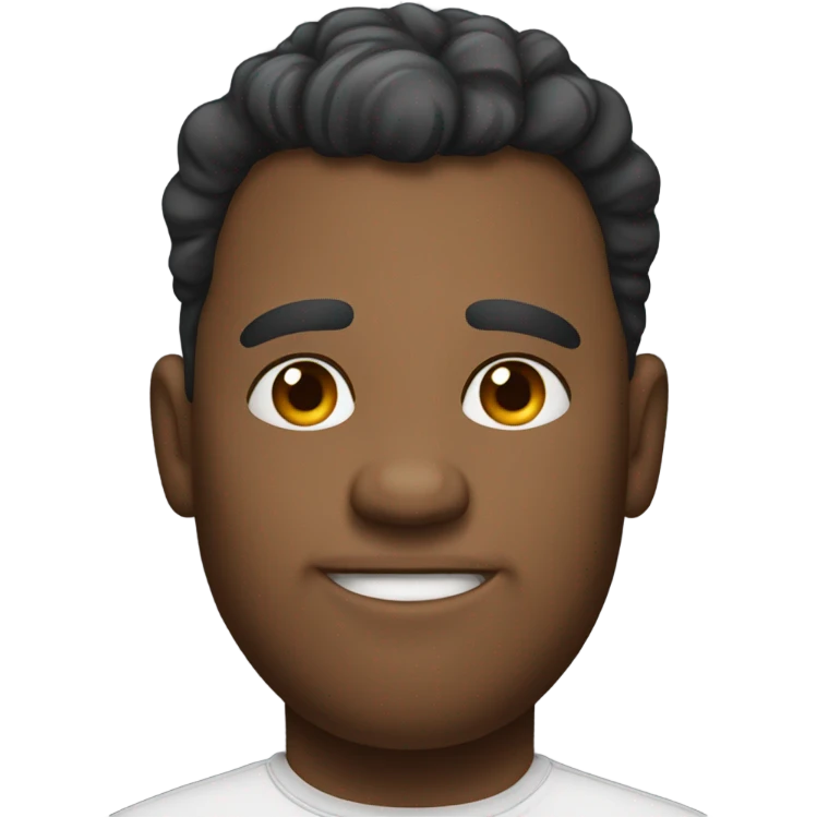 Big guy with small feet emoji