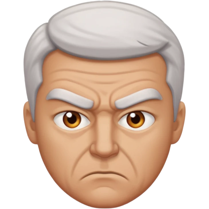 white angry man eyes looking right

 emoji