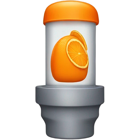 orange squeeze tube emoji