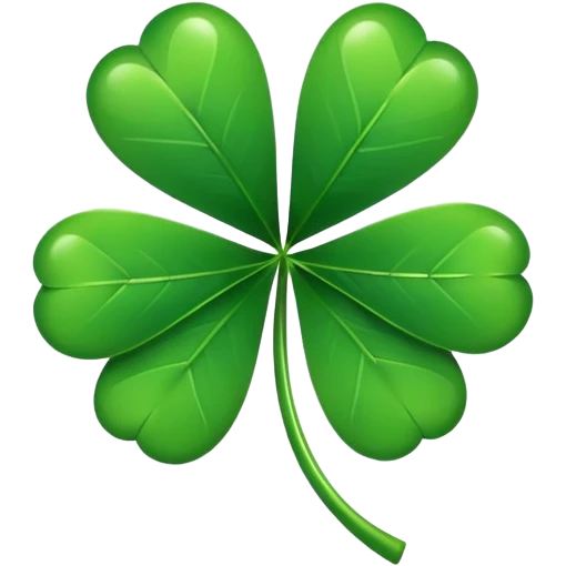 Trebol de 5 hojas de black clover emoji