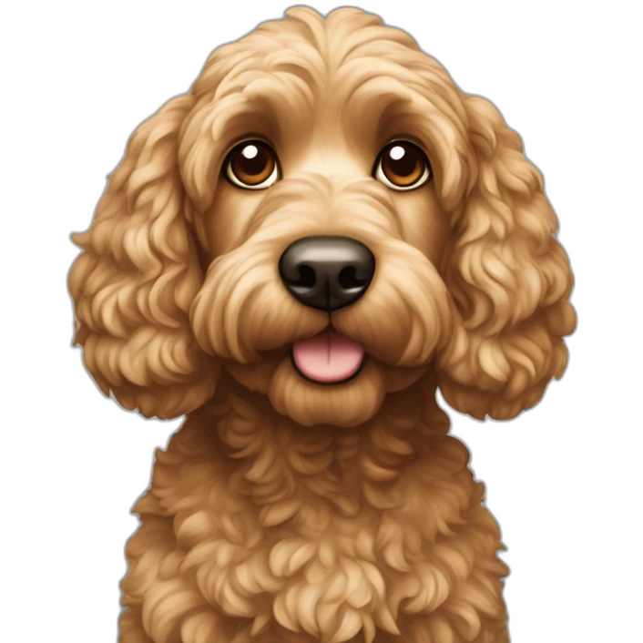 Cockapoo schooldog emoji