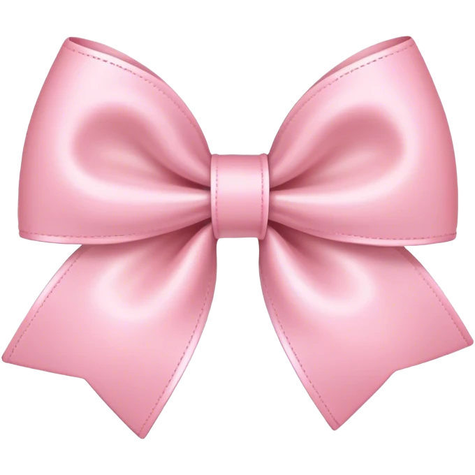 light pink bow emoji