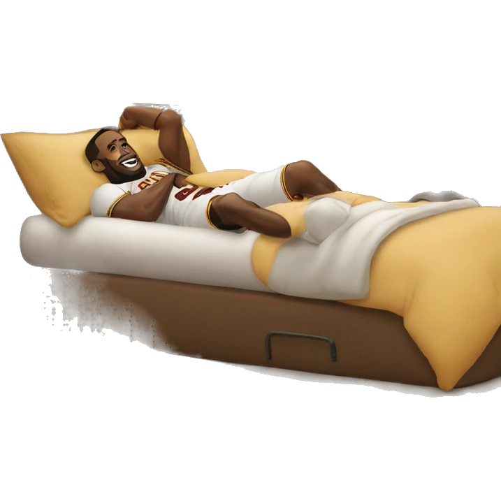Lebron James qui dort emoji