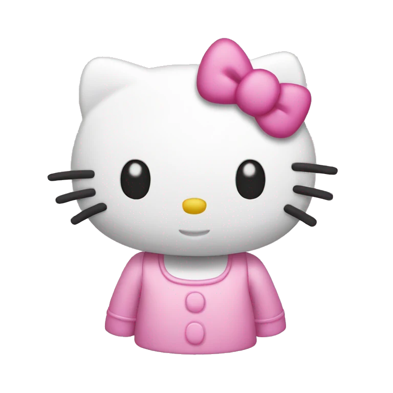 hello kitty pink emoji