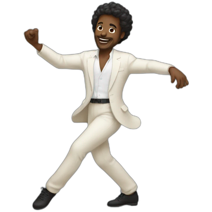 Dancing black man emoji