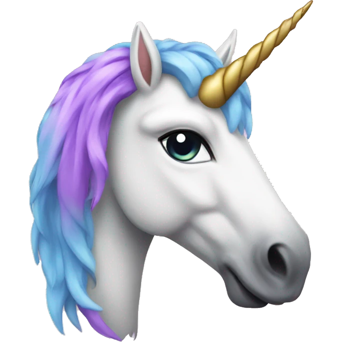 Unicorn pride emoji