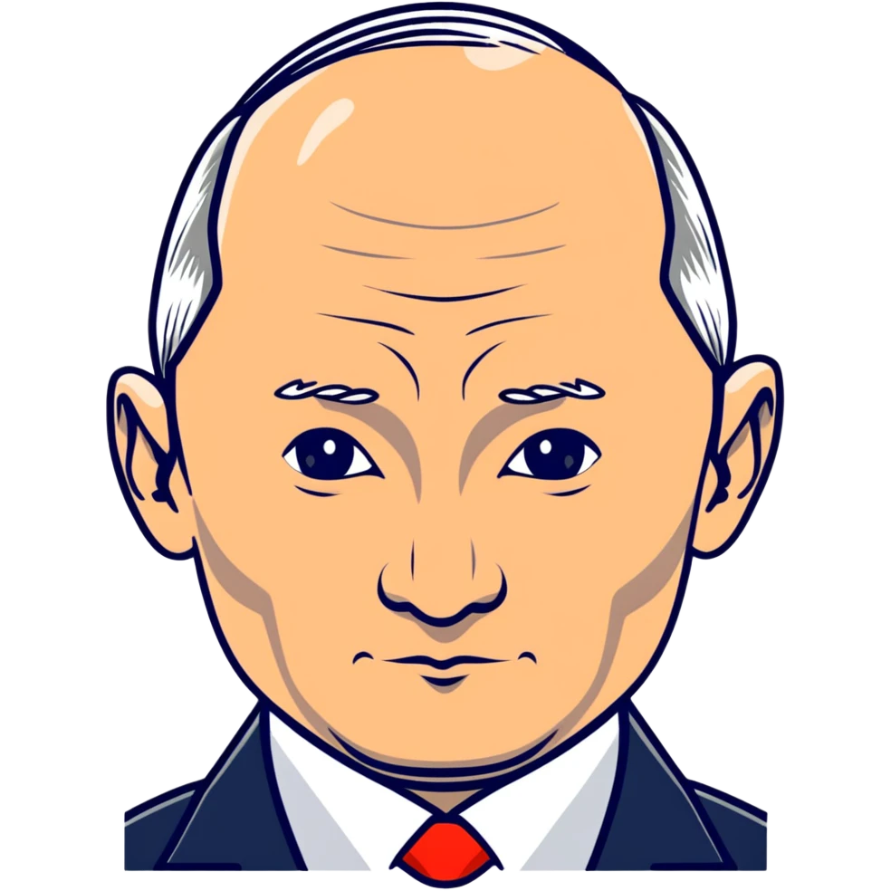 Vladimir Putin, Russian president emoji