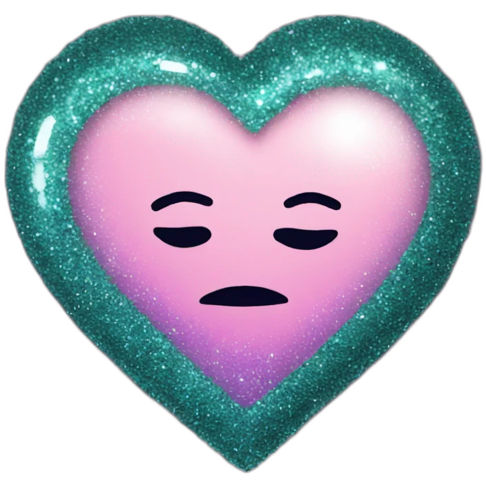glitter heart emoji