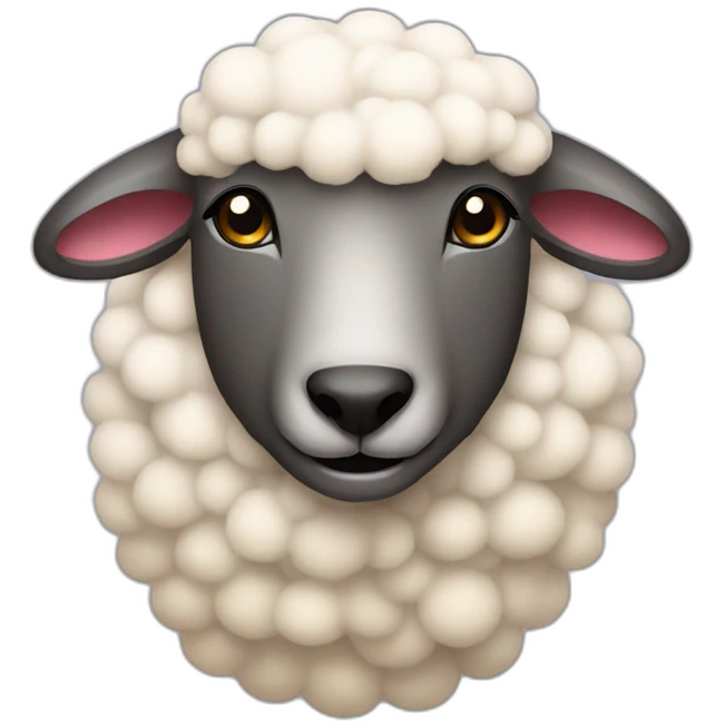 Sheep icon level colorful emoji
