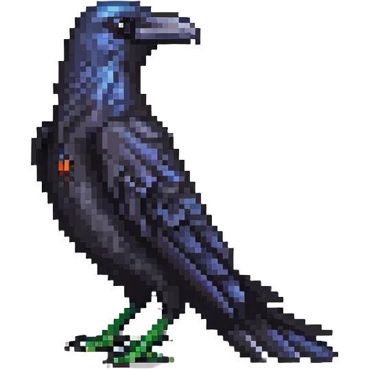 Black raven emoji