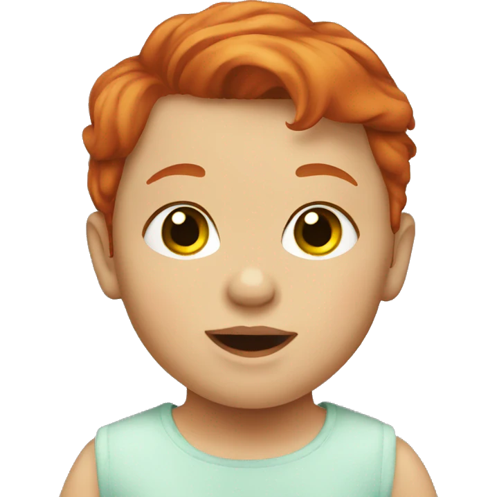 redhead baby  emoji