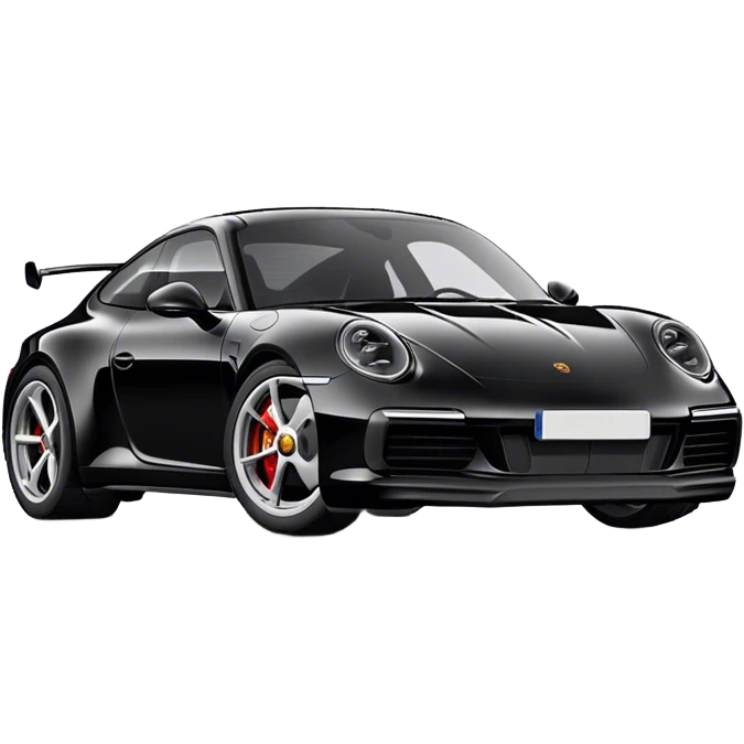 Porsche 911 - Porsche (Model Year: 2021) (Iconic colour: Black) emoji