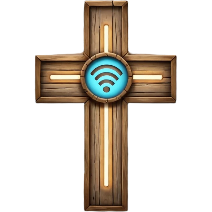 Wi-Fi and a cross sign nearby emoji