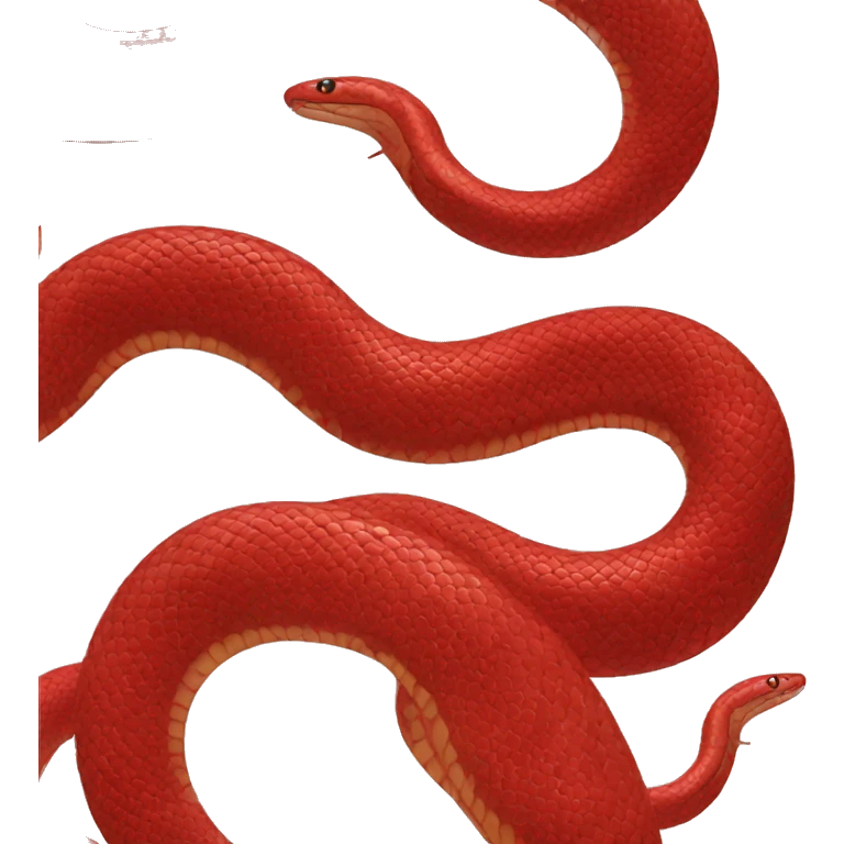 red snake emoji