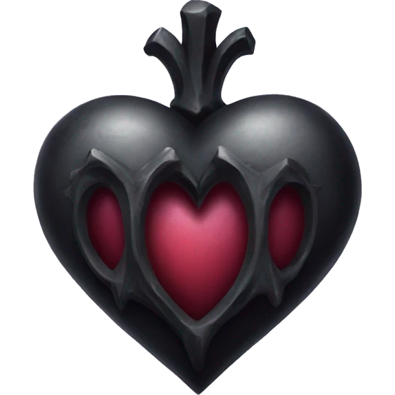 gothic heart emoji