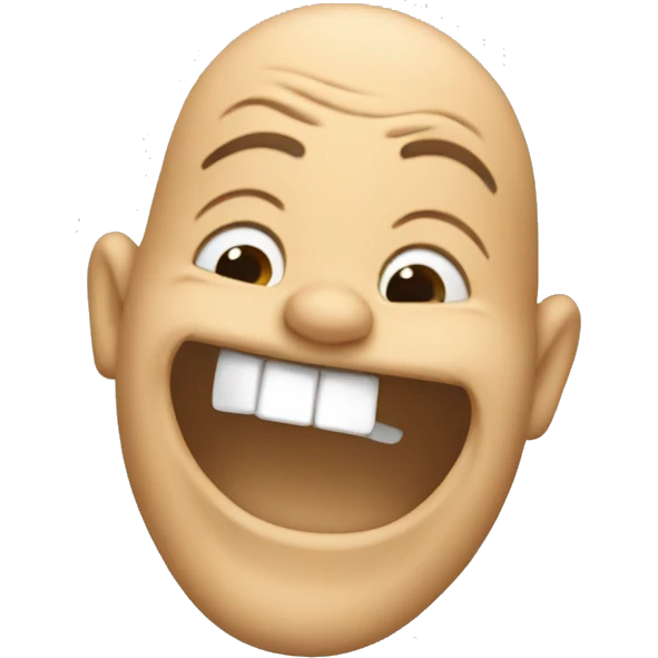 Laughing man emoji