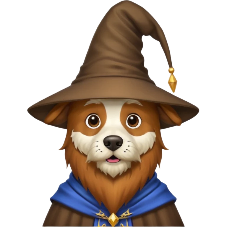 Dog wizard emoji