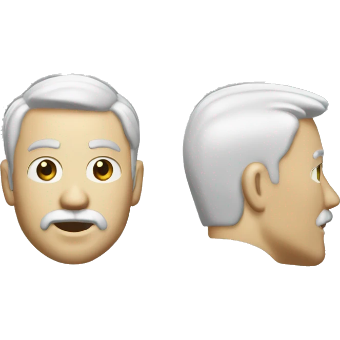 ghostbuster white man beard short hair emoji