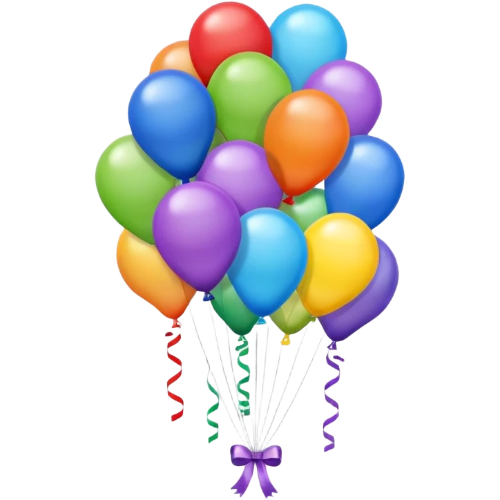 Birthday balloons  emoji