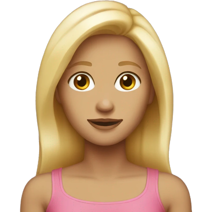 Sweet blond Woman  emoji