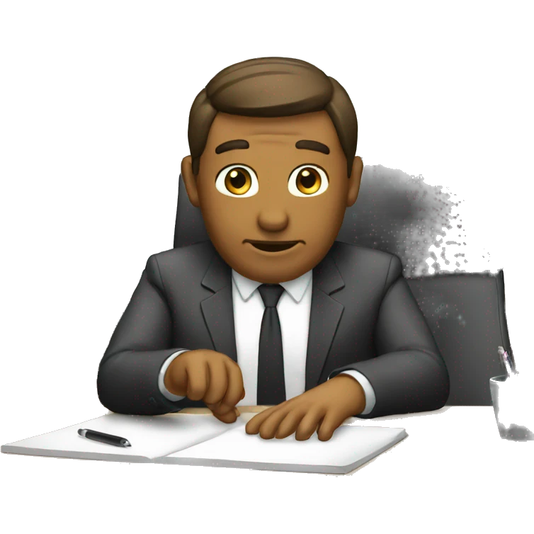 Boss giving instruction emoji
