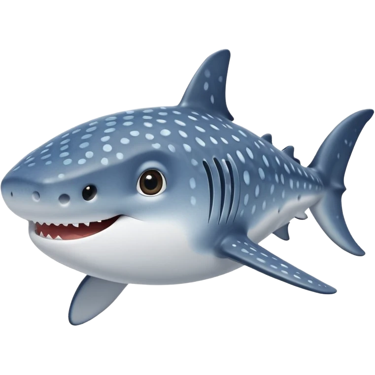 cute whale shark emoji