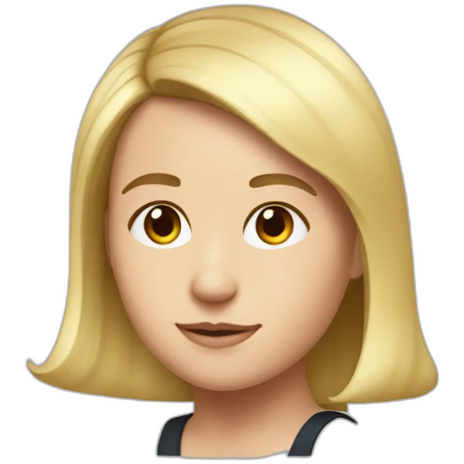 macron as girl emoji