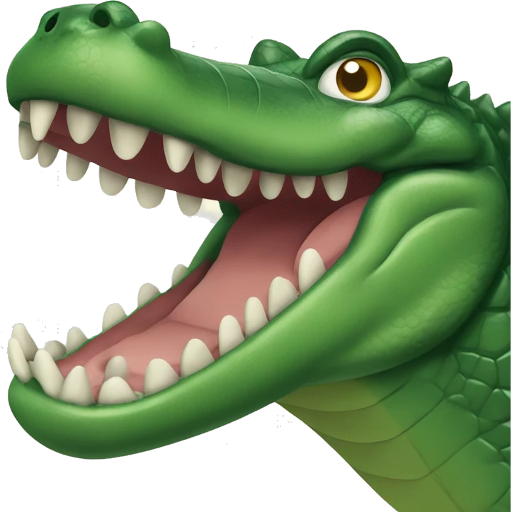crocodilo a chorar emoji