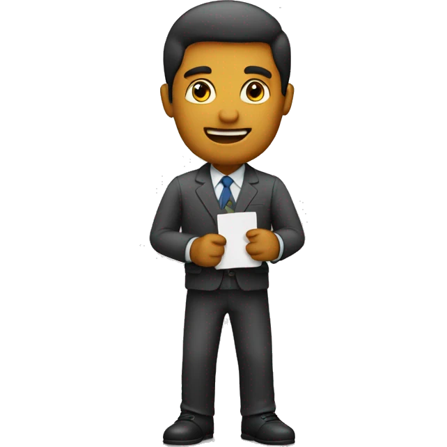 man-holding-job-offer emoji