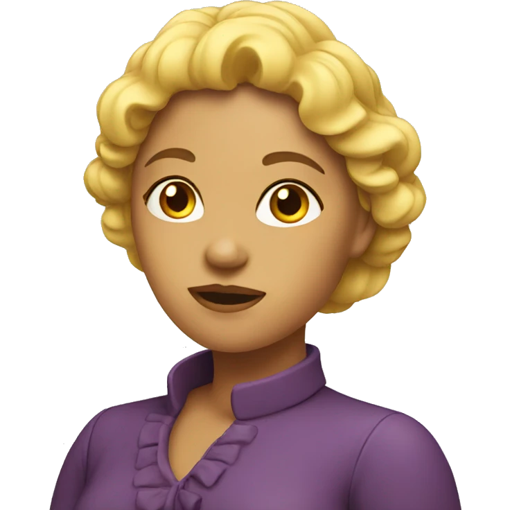 Lady thinking  emoji