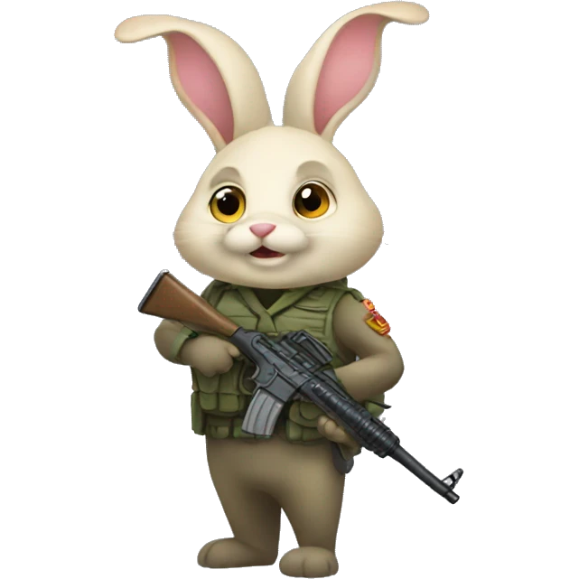 rabbit sergeant emoji