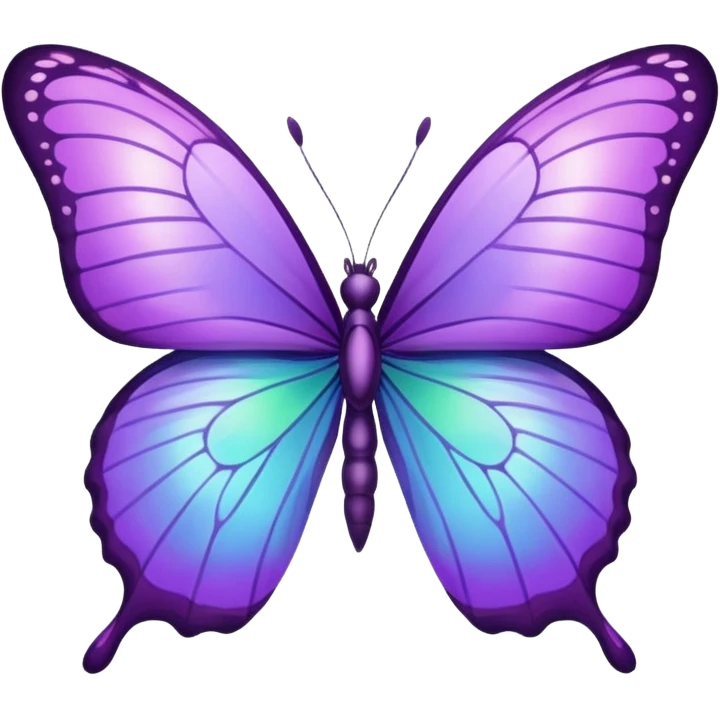 purple butterfly emoji