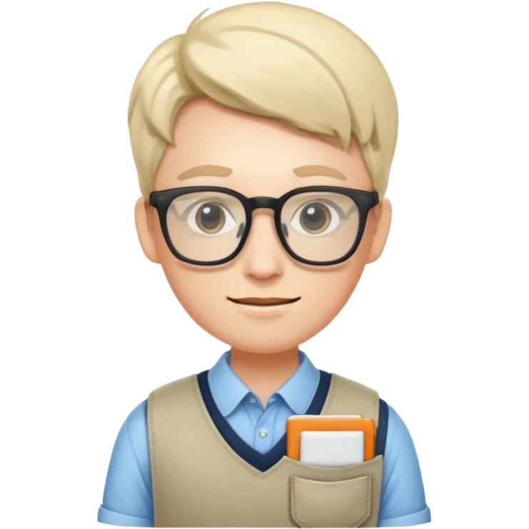 Nerd head emoji