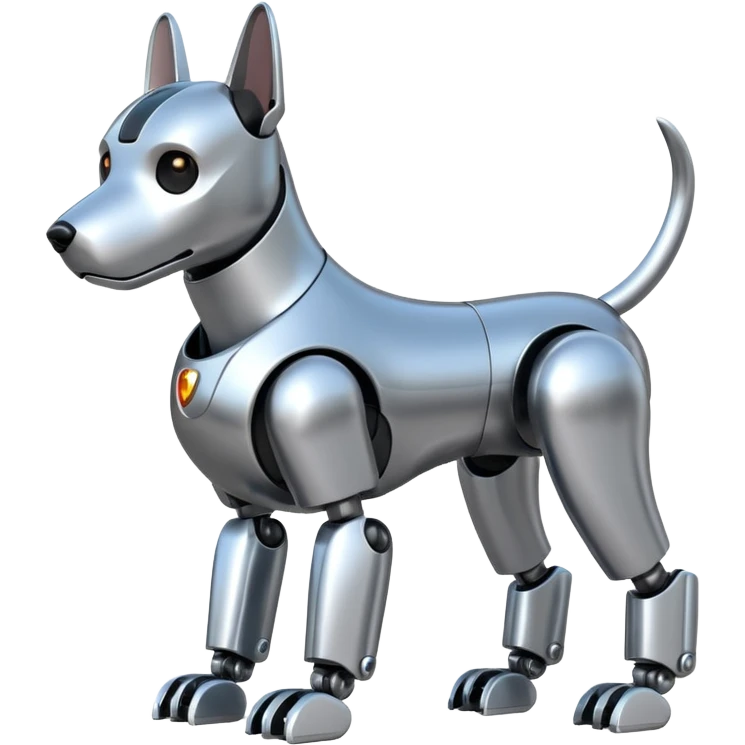Robots Dog, front view emoji