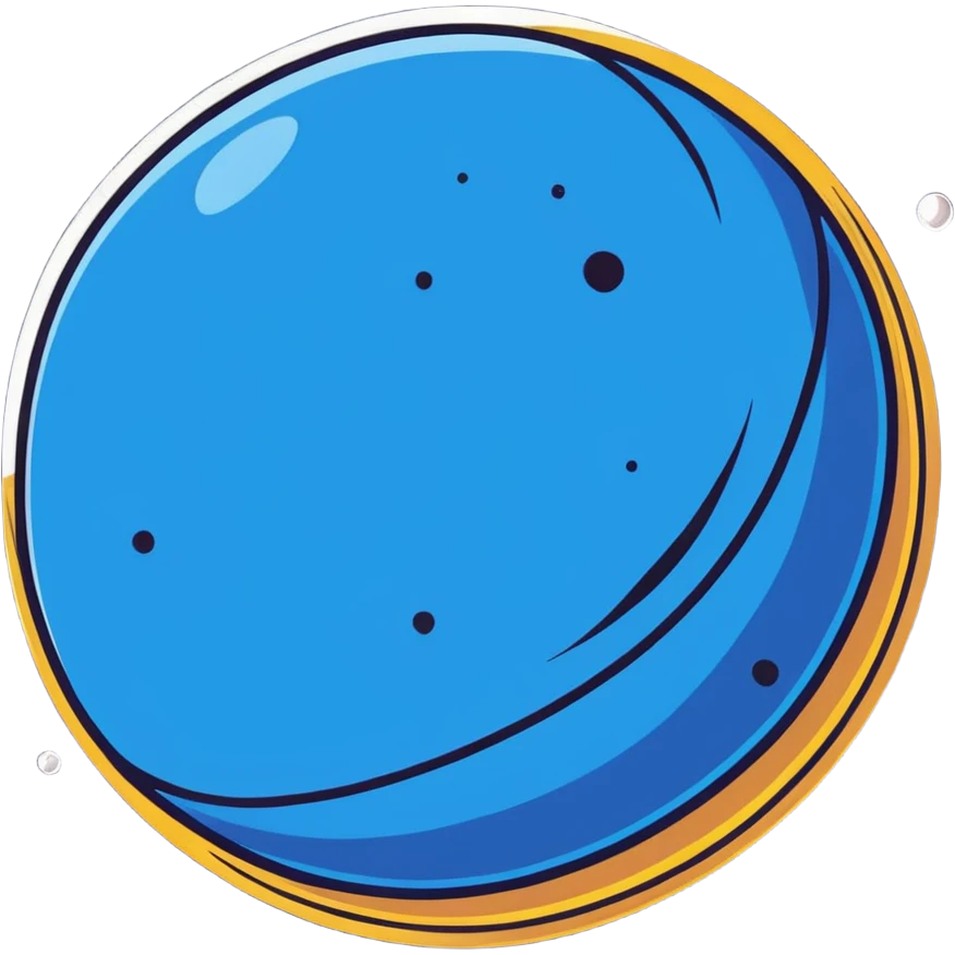 dark blue mysterious planet emoji