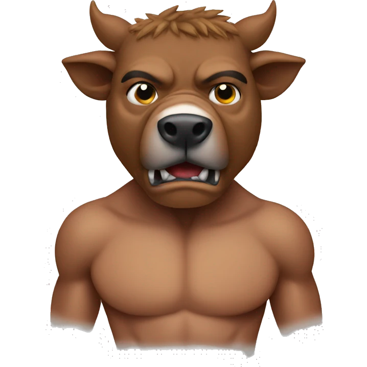 Boar boxer emoji