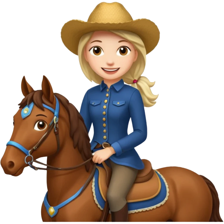 women on horse emoji