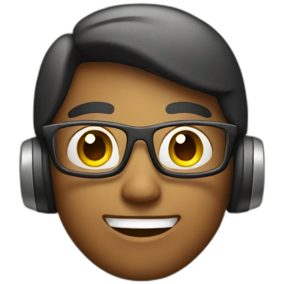 Colorful customer service emoji