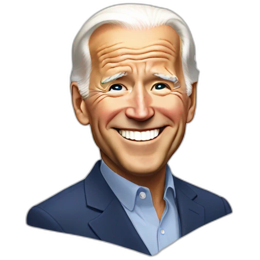 Smiling Joe Biden emoji