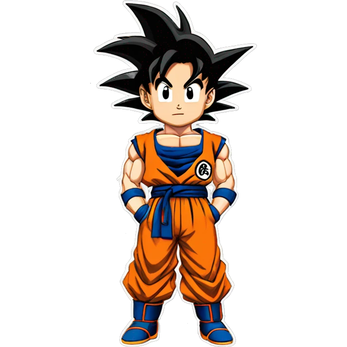 Goku frop dragon ball z emoji