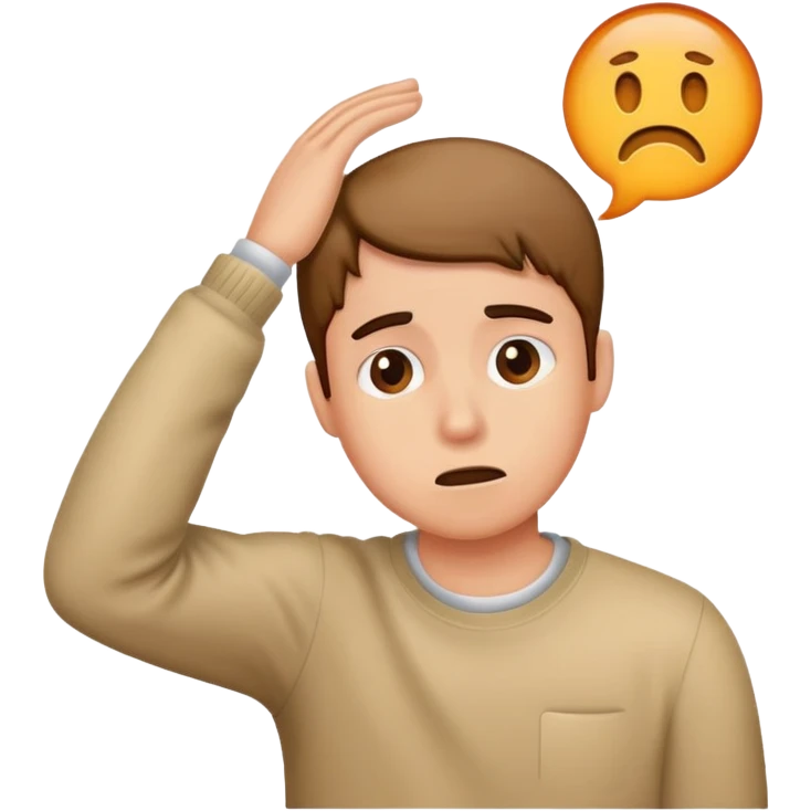scratching head  emoji