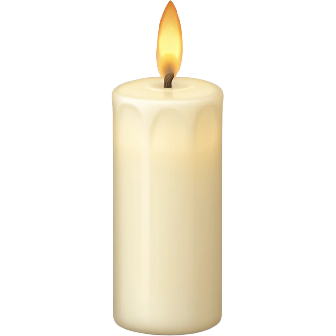 Decorative Wax Candle  emoji