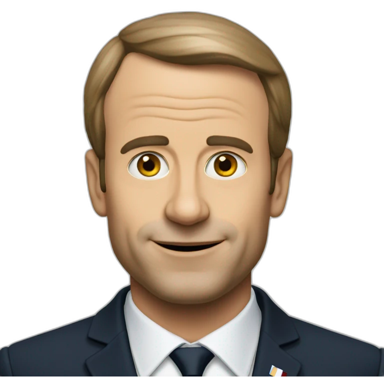 La calvitie de macron emoji
