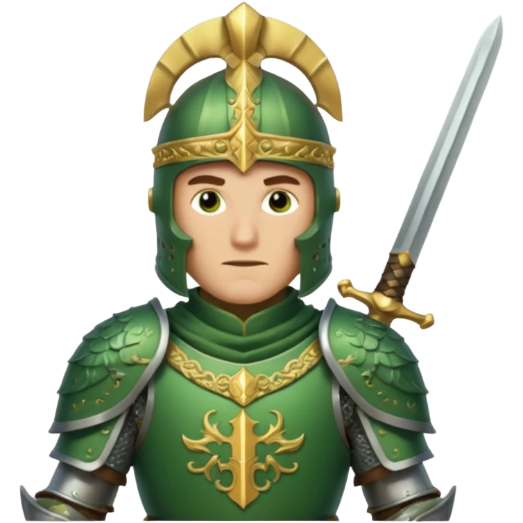 Green knight emoji