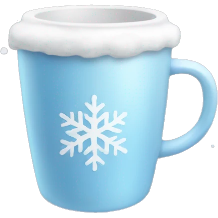 Aesthetic winter cup emoji emoji