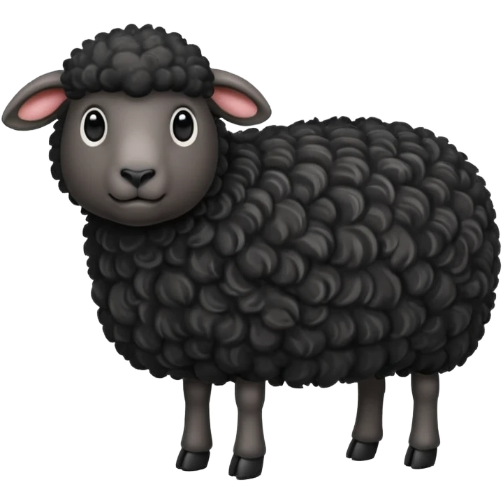 Oveja negra  emoji