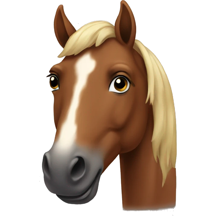 Brown horse  emoji