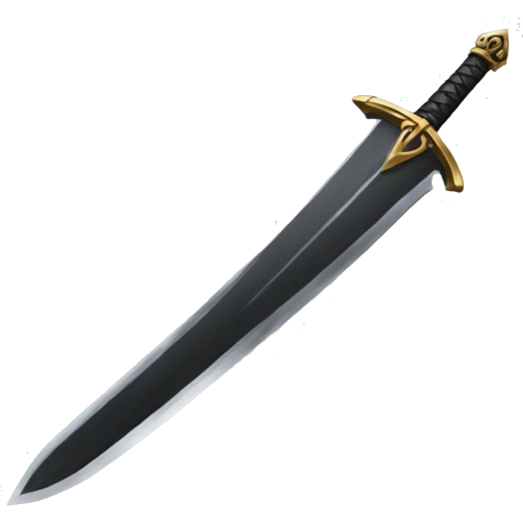 Black sword emoji