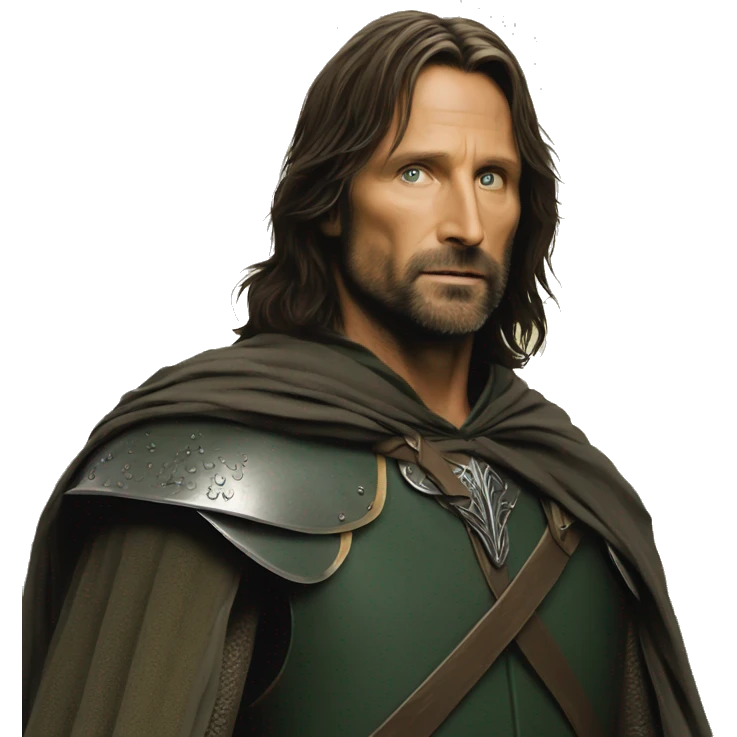 Aragorn painting emoji