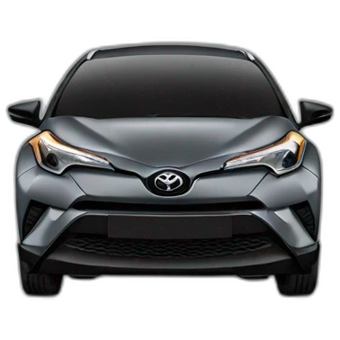 Toyota chr dark grey emoji